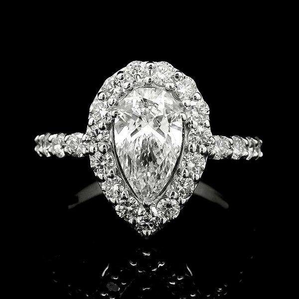 2.06 Carats Lab Grown Diamond 14K Gold Ring