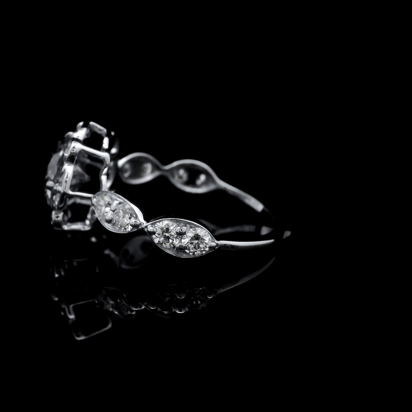 2.05 Carats Lab Grown Diamond 14K Gold Ring