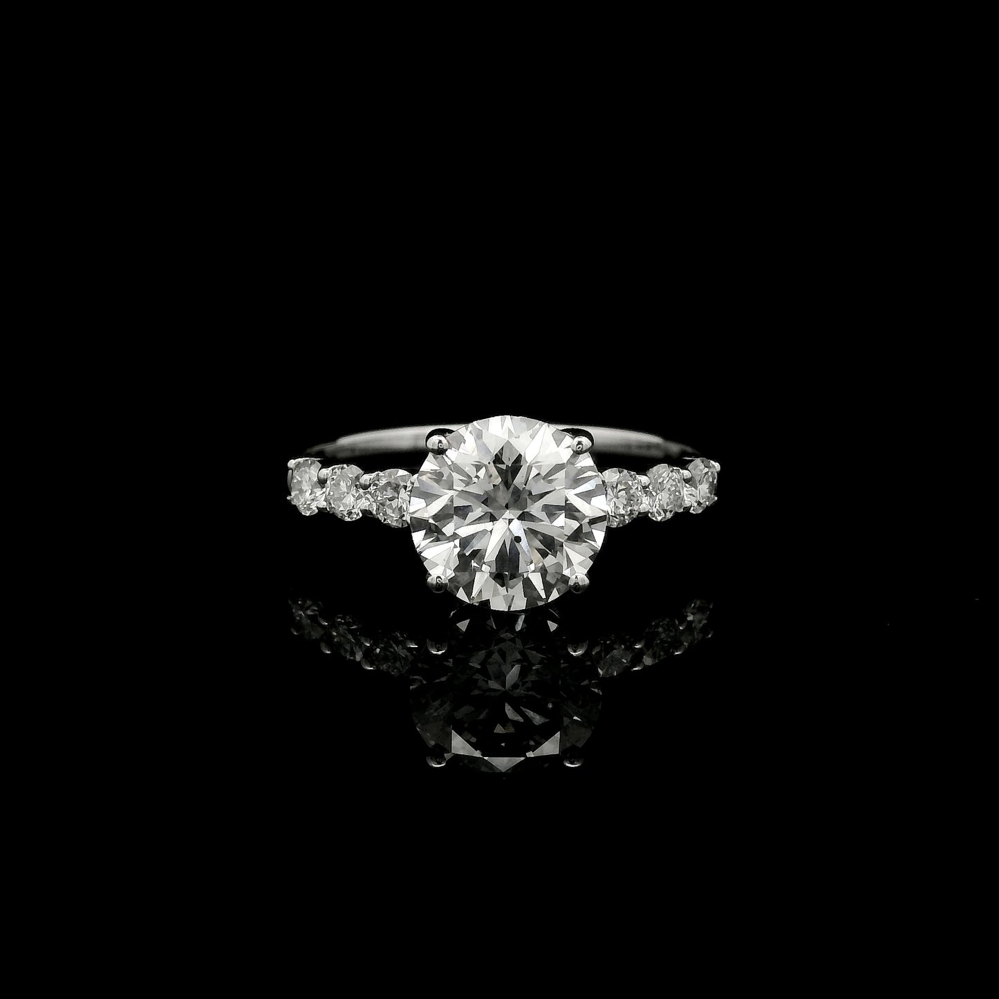 2.01 Carats Lab Grown Diamond 14K Gold Ring