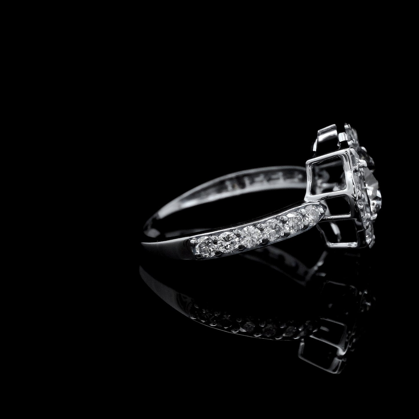 2.03 Carats Lab Grown Diamond 14K Gold Ring