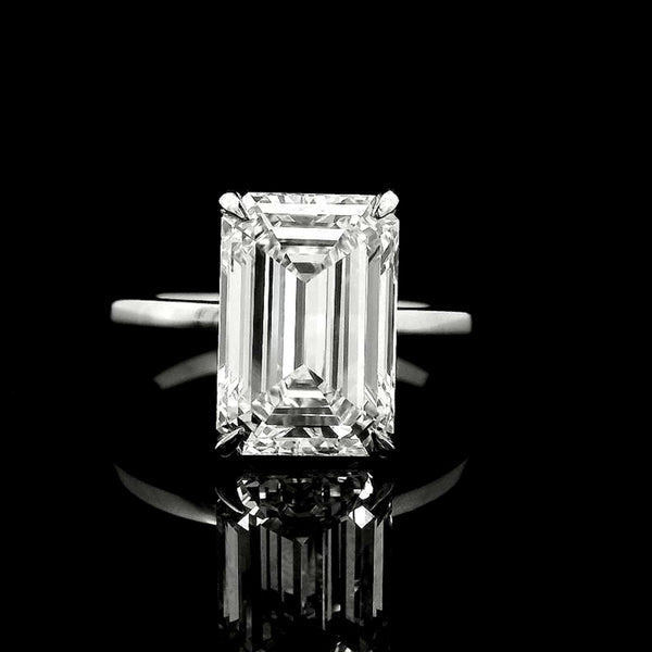 4.51 Carats Lab Grown Diamond 950 Platinum Ring