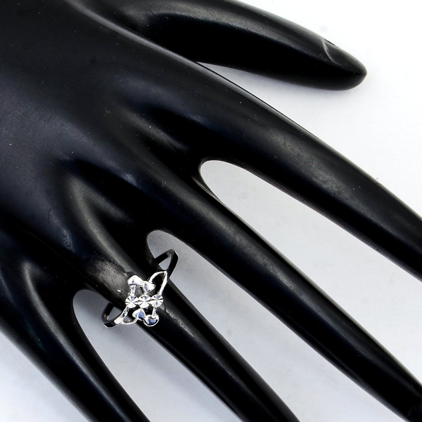 0.00 Ct Plain 925 Sterling Silver Ring