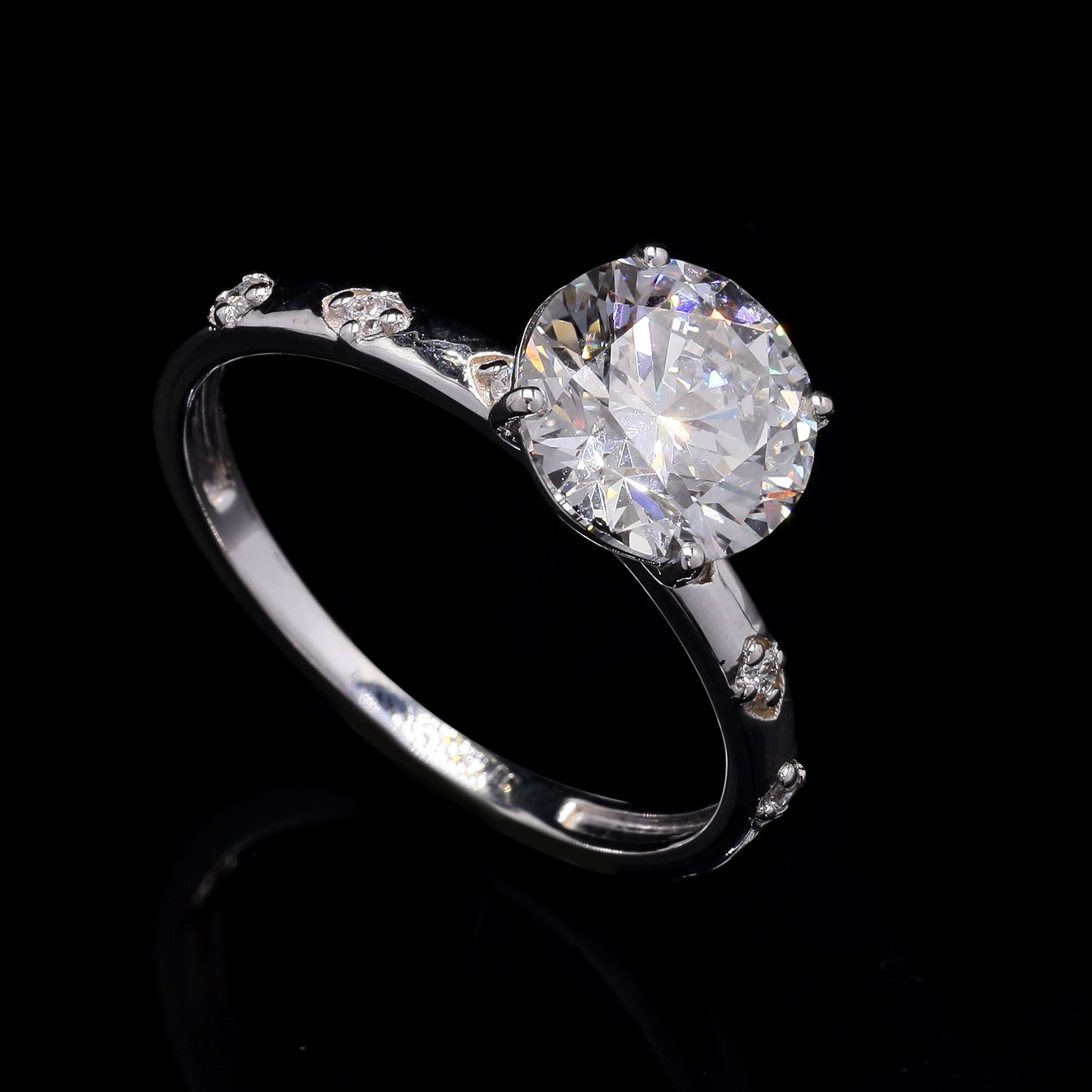 2.24 Carats Lab Grown Diamond 14K Gold Ring