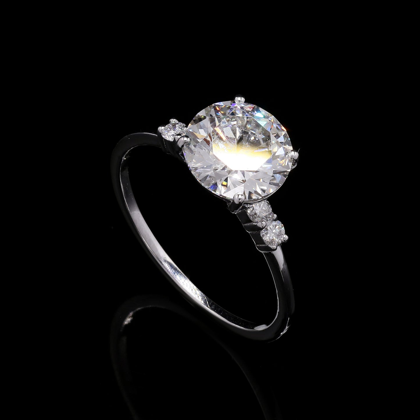 2.27 Carats Lab Grown Diamond 14K Gold Ring