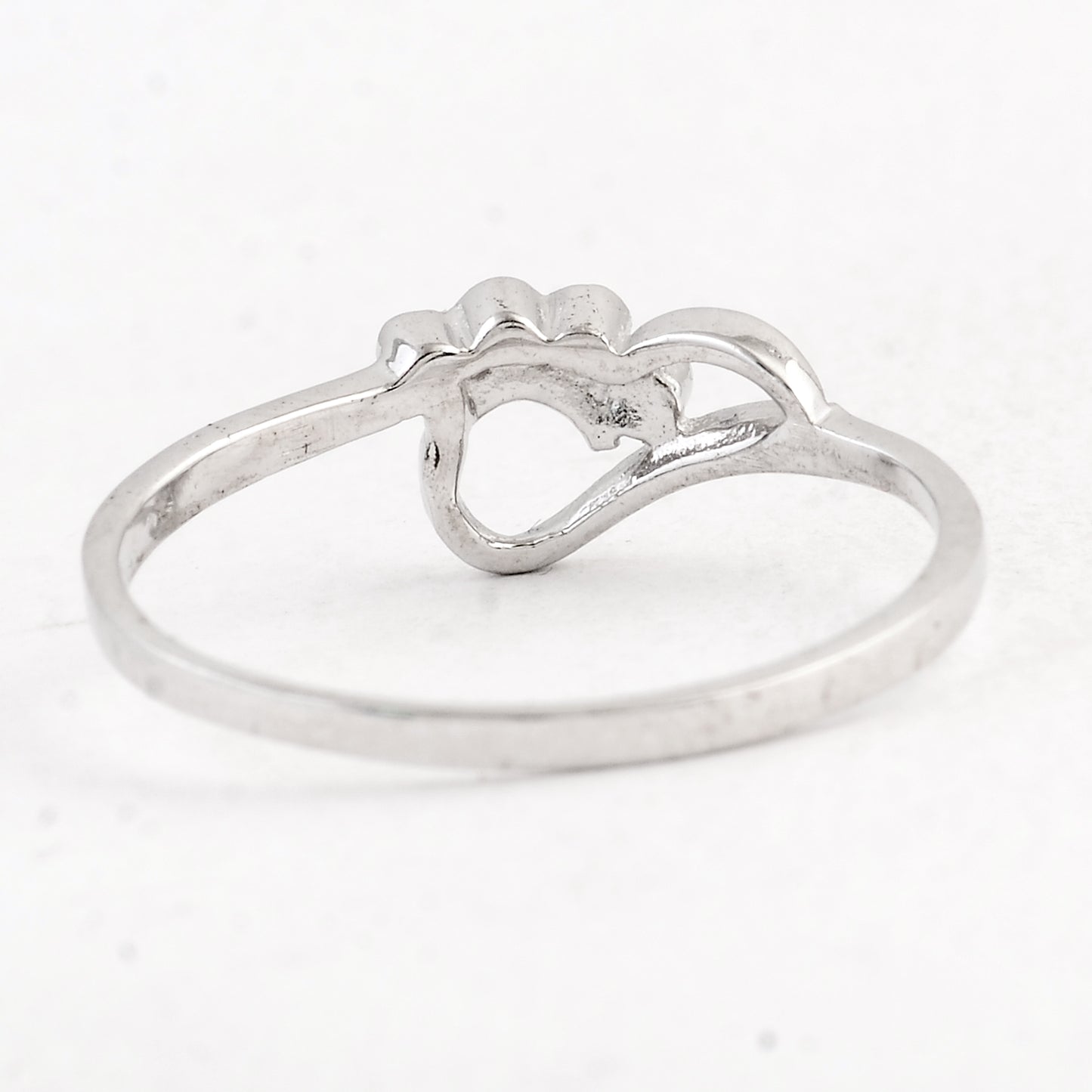 0.00 Ct Plain 925 Sterling Silver Ring