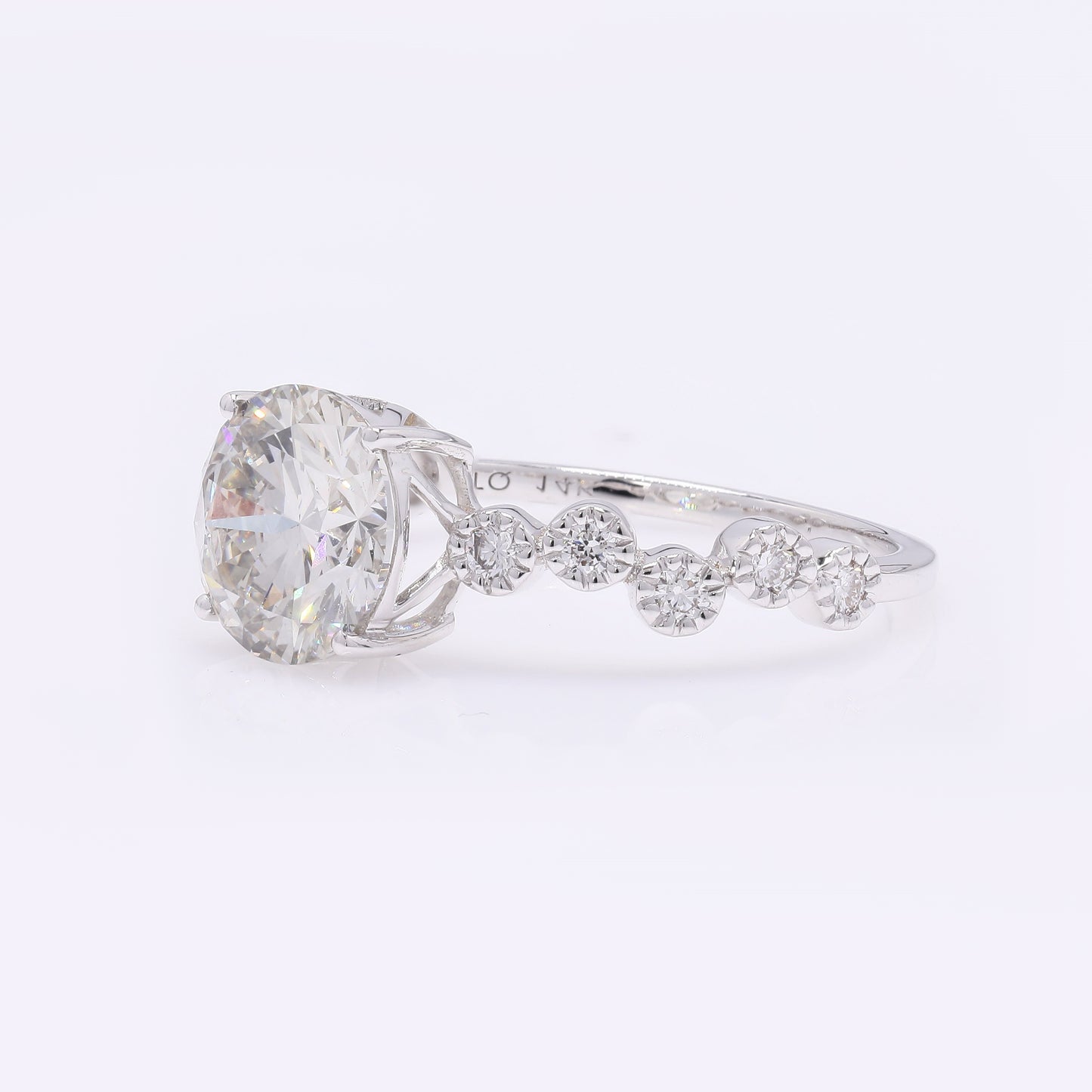 2.32 Carats Lab Grown Diamond 14K Gold Ring