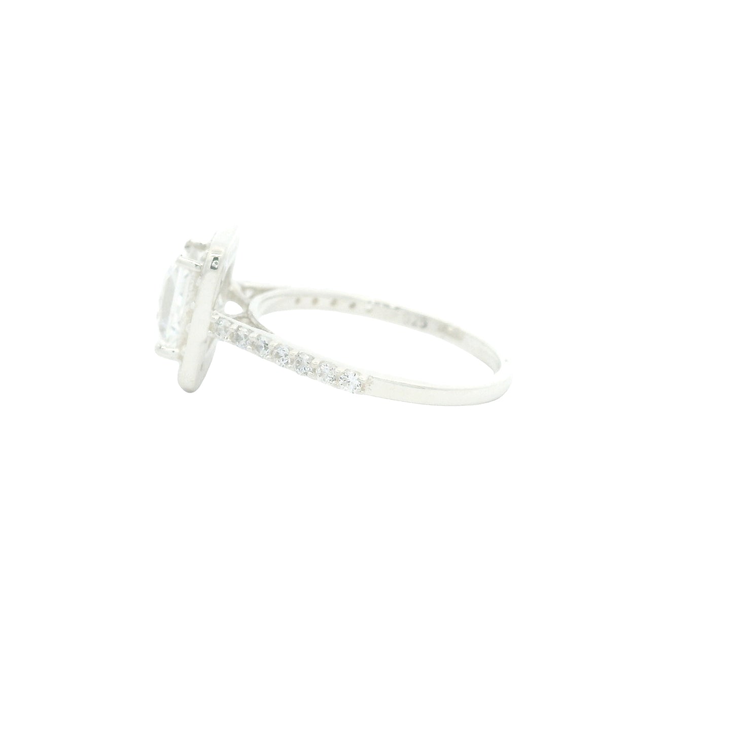4.04 Ct Cubic Zirconia 925 Sterling Silver Ring