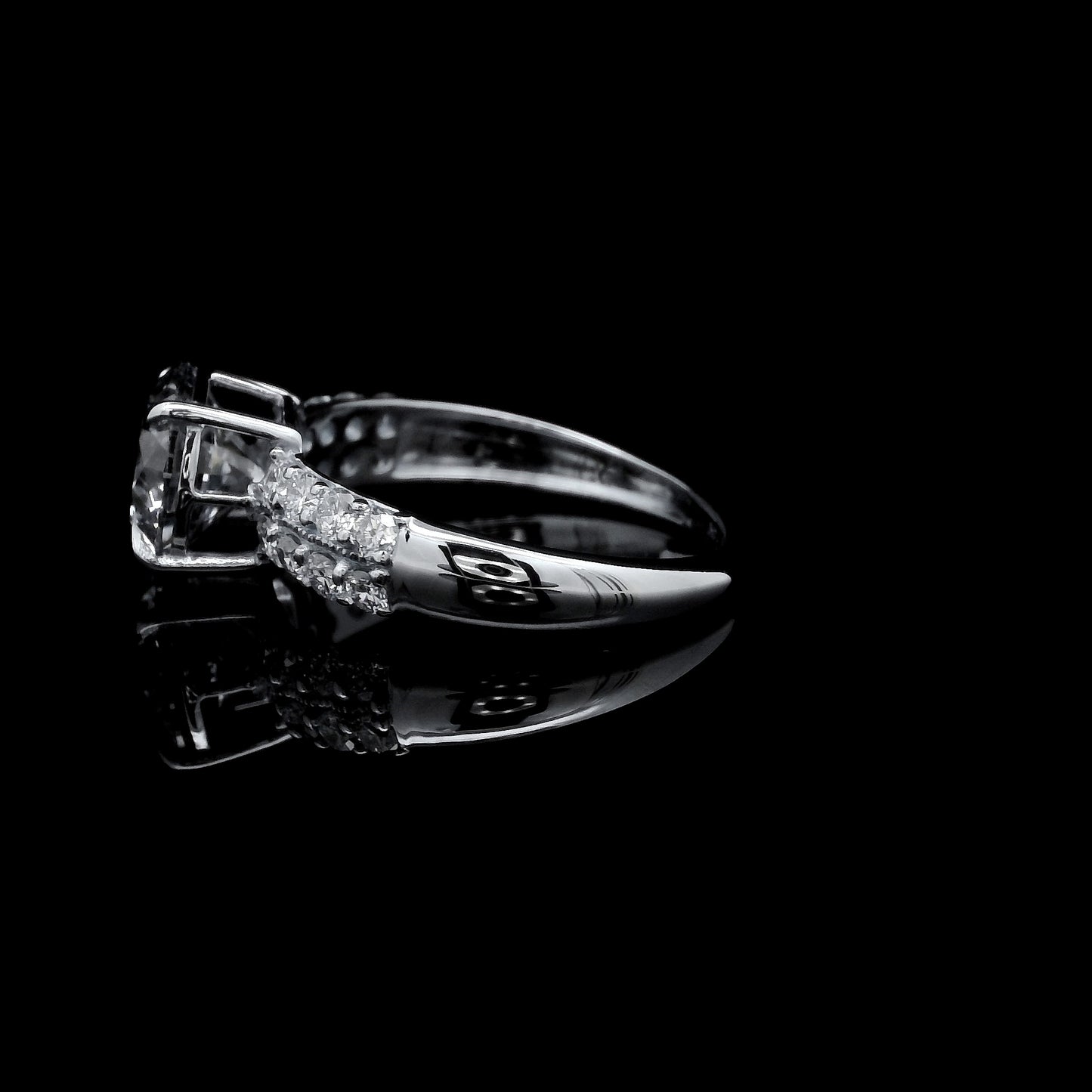 2.51 Carats Lab Grown Diamond 14K Gold Ring