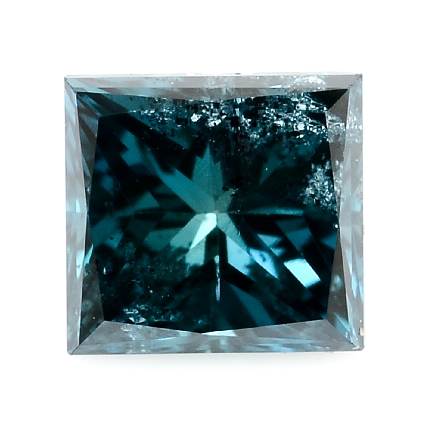 0.30 Blue Diamond Sqaure Loose Gemstone