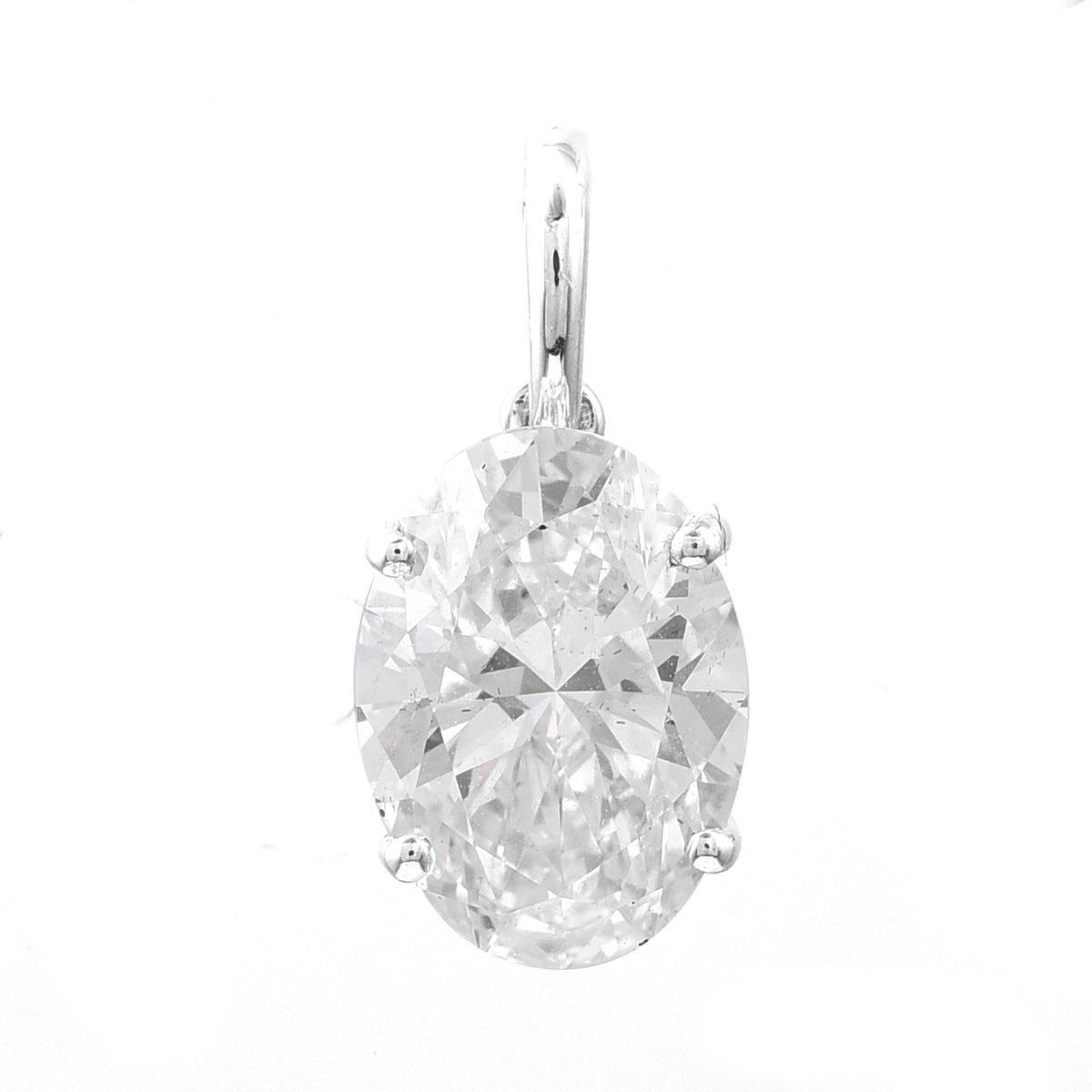 2.05 Carats Lab Grown Diamond 14K Gold Pendant