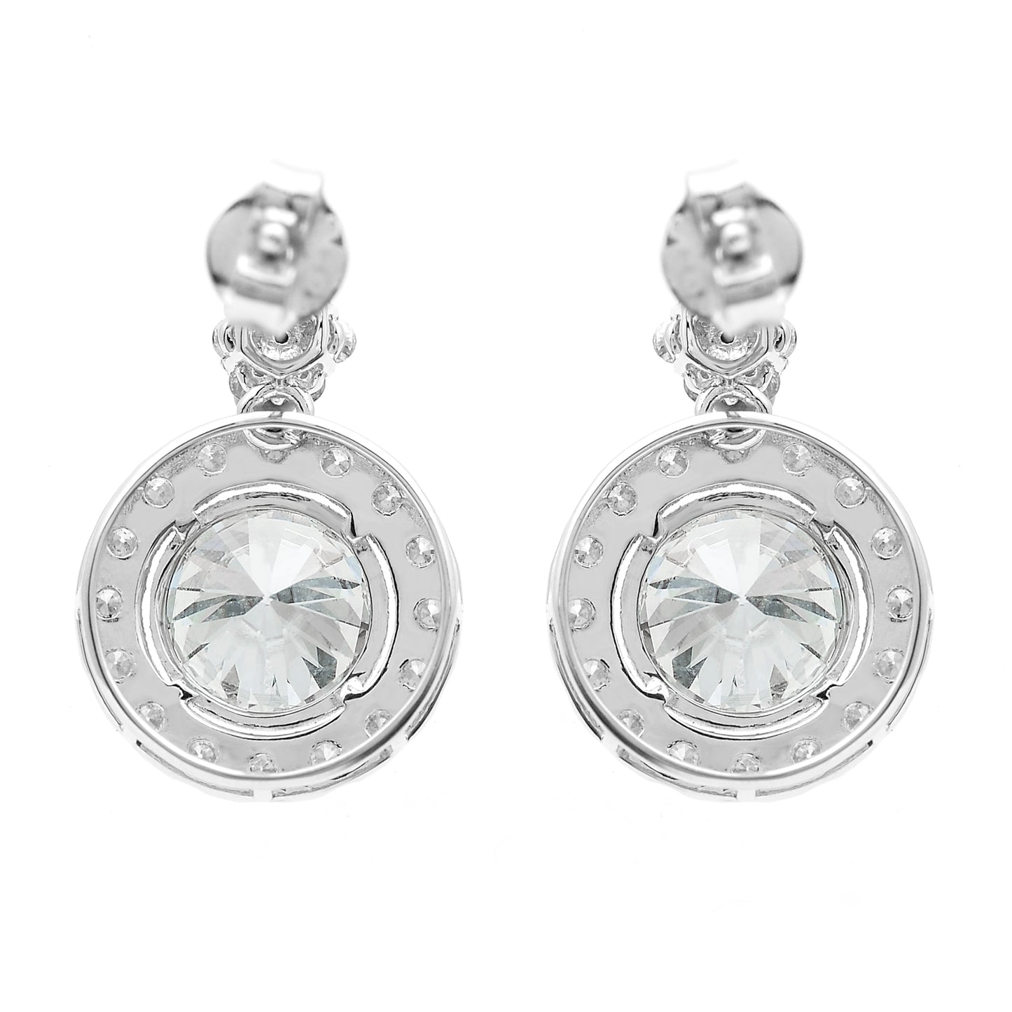 4.03 Carats Lab Grown Diamond 14K Gold Earrings