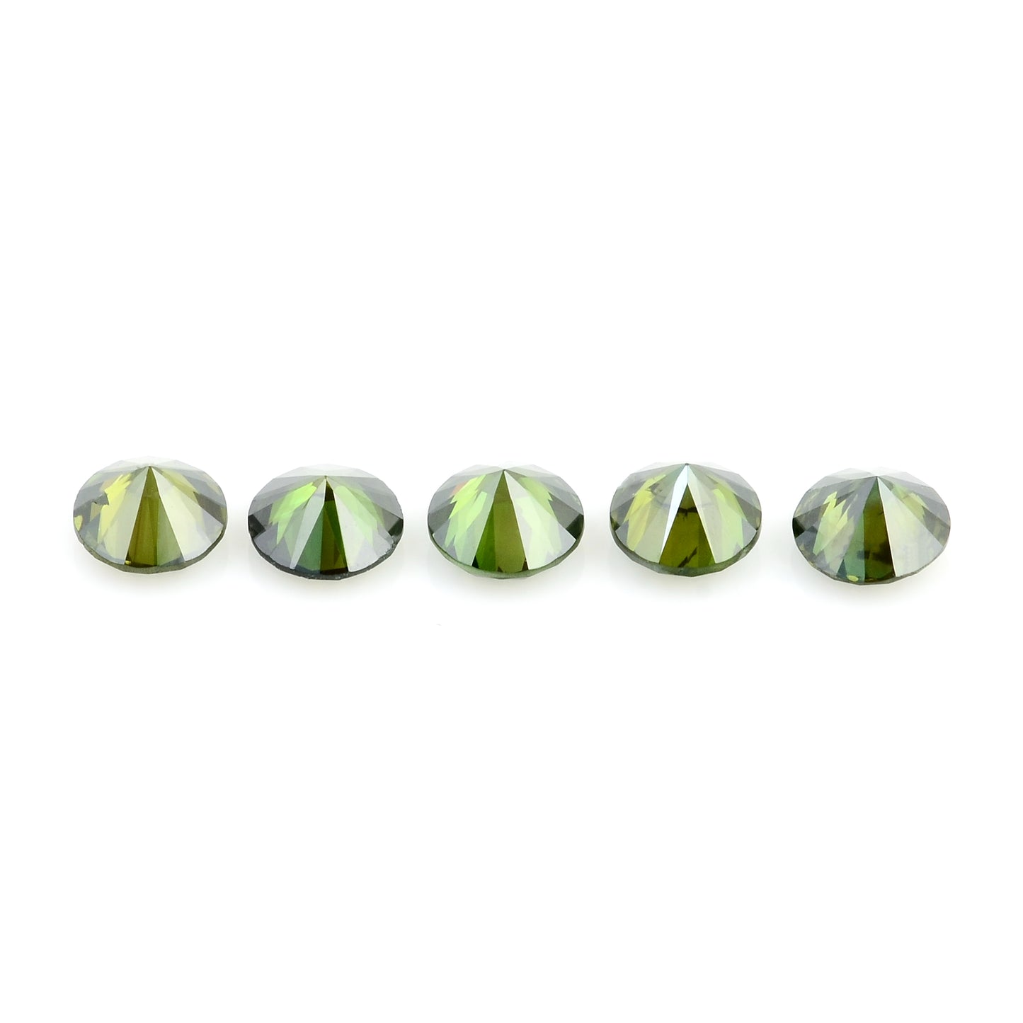 0.52 Green Diamond Round Loose Gemstone