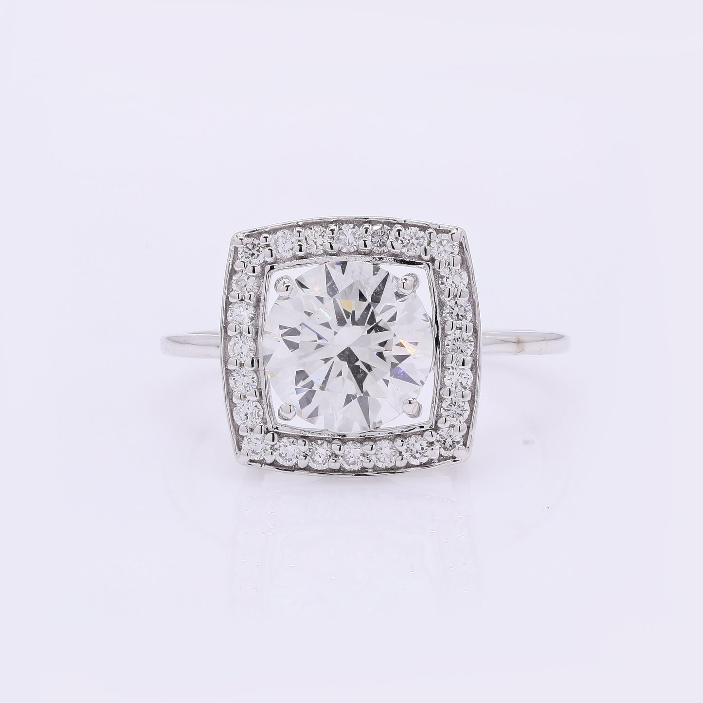 2.38 Carats Lab Grown Diamond 14K Gold Ring
