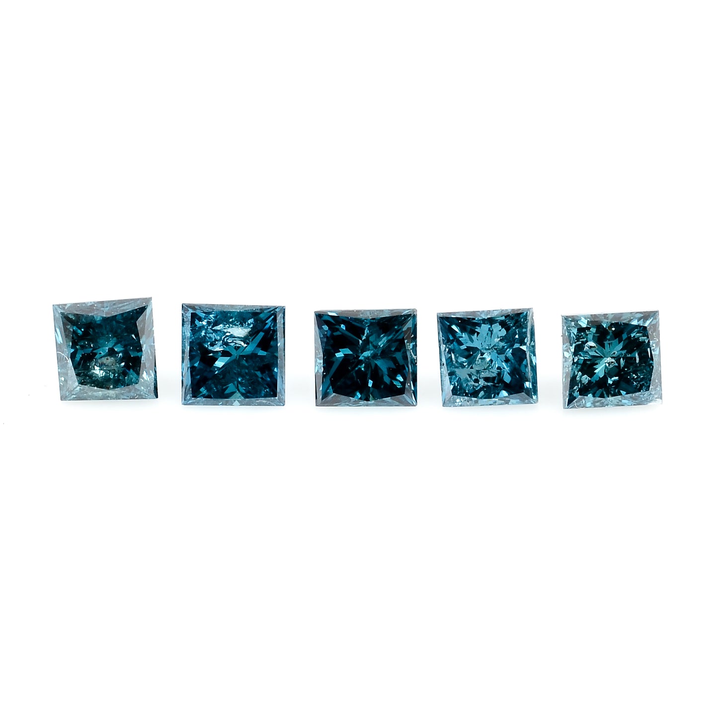 0.52 Blue Diamond Sqaure Loose Gemstone