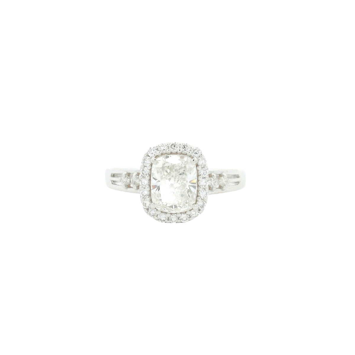 1.55 Carats Lab Grown Diamond 14K Gold Ring