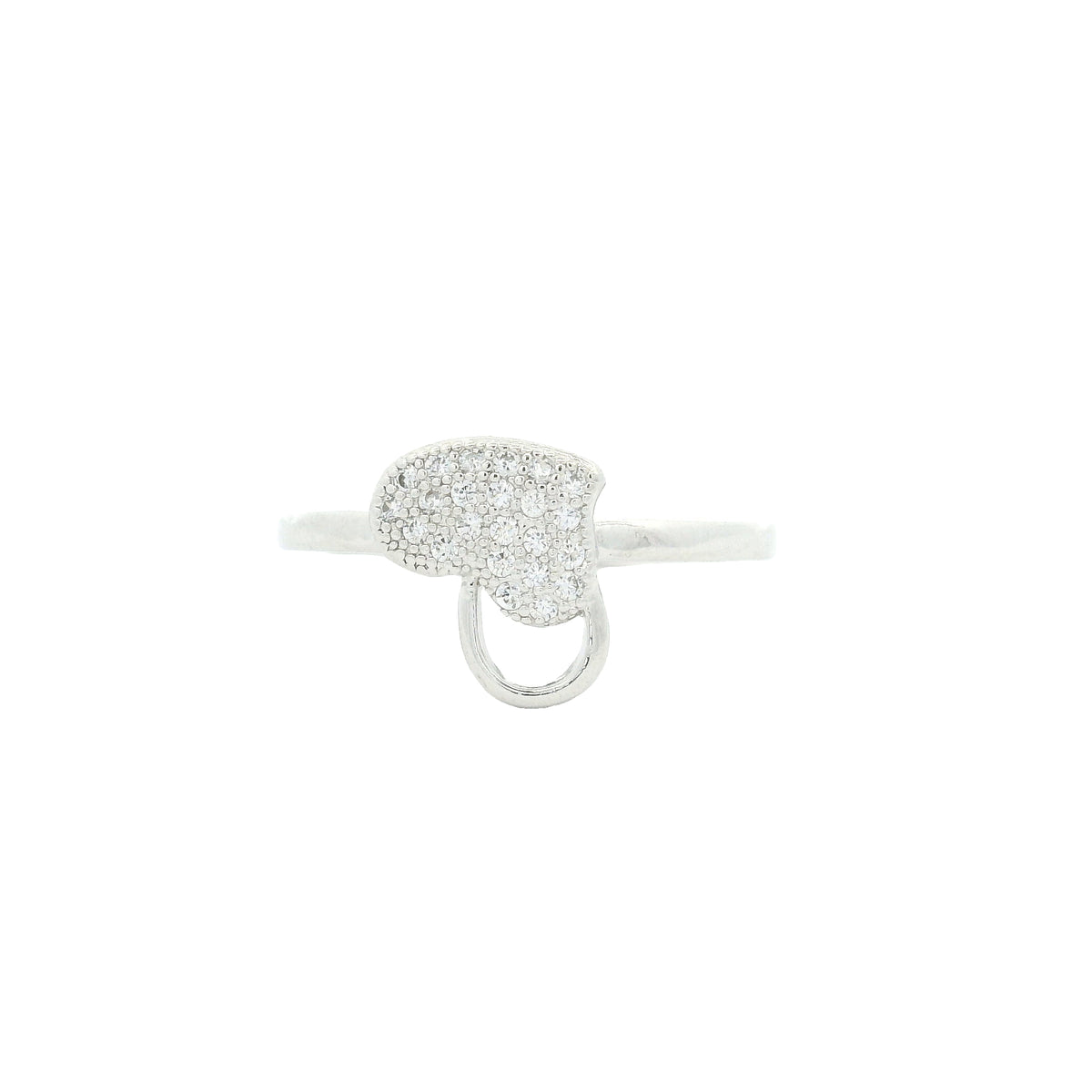 0.99 Ct Cubic Zirconia 925 Sterling Silver Ring