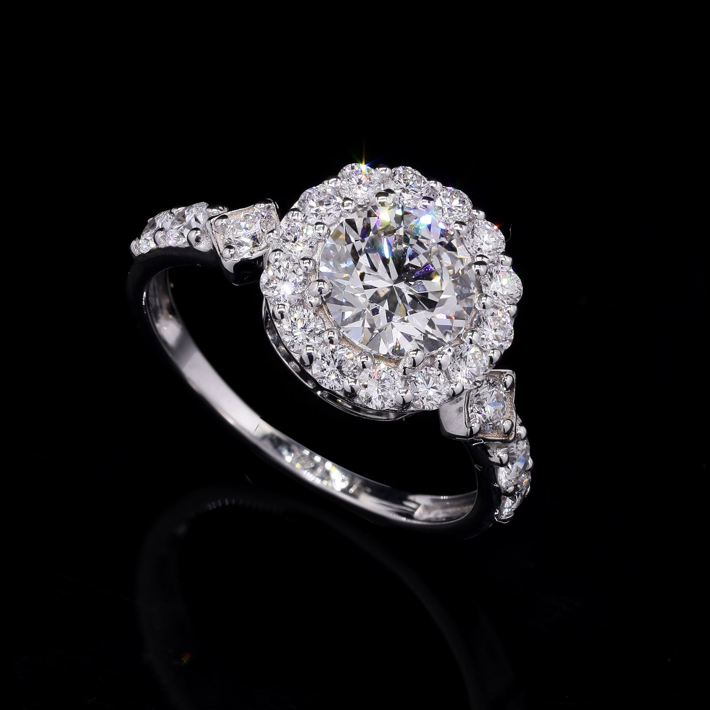 2.12 Carats Lab Grown Diamond 14K Gold Ring