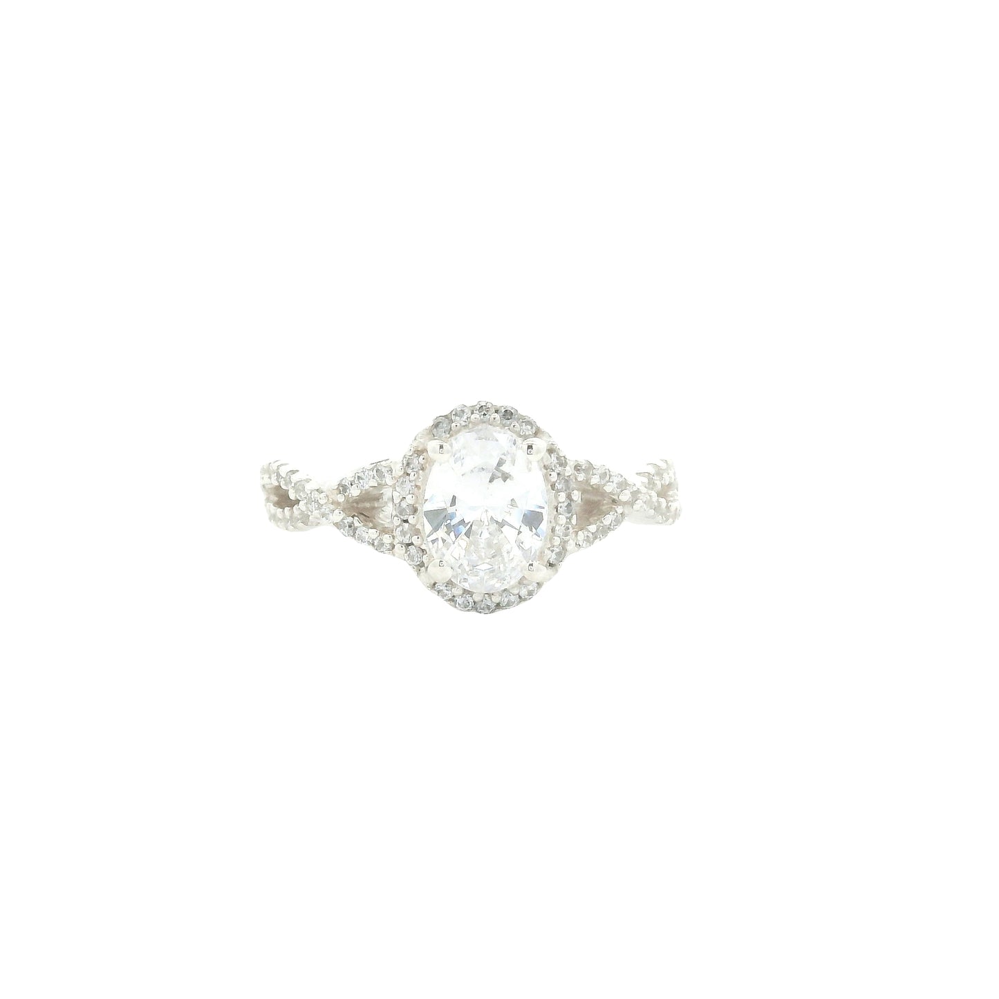 5.93 Ct Cubic Zirconia 925 Sterling Silver Ring