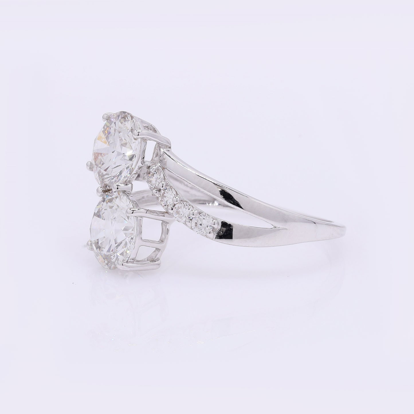 2.38 Carats Lab Grown Diamond 14K Gold Ring