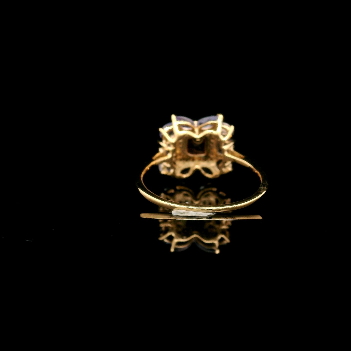 1.68 Ct Square Tourmaline 14K Gold Ring