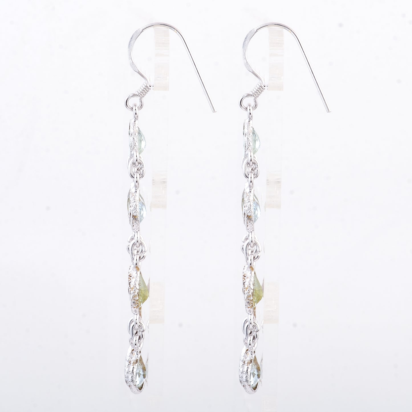 9.45 Ct Blue Topaz 925 Sterling Silver Earrings