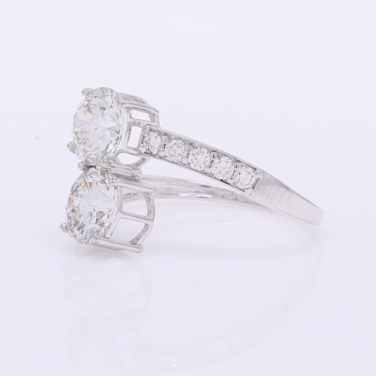 2.29 Carats Lab Grown Diamond 14K Gold Ring