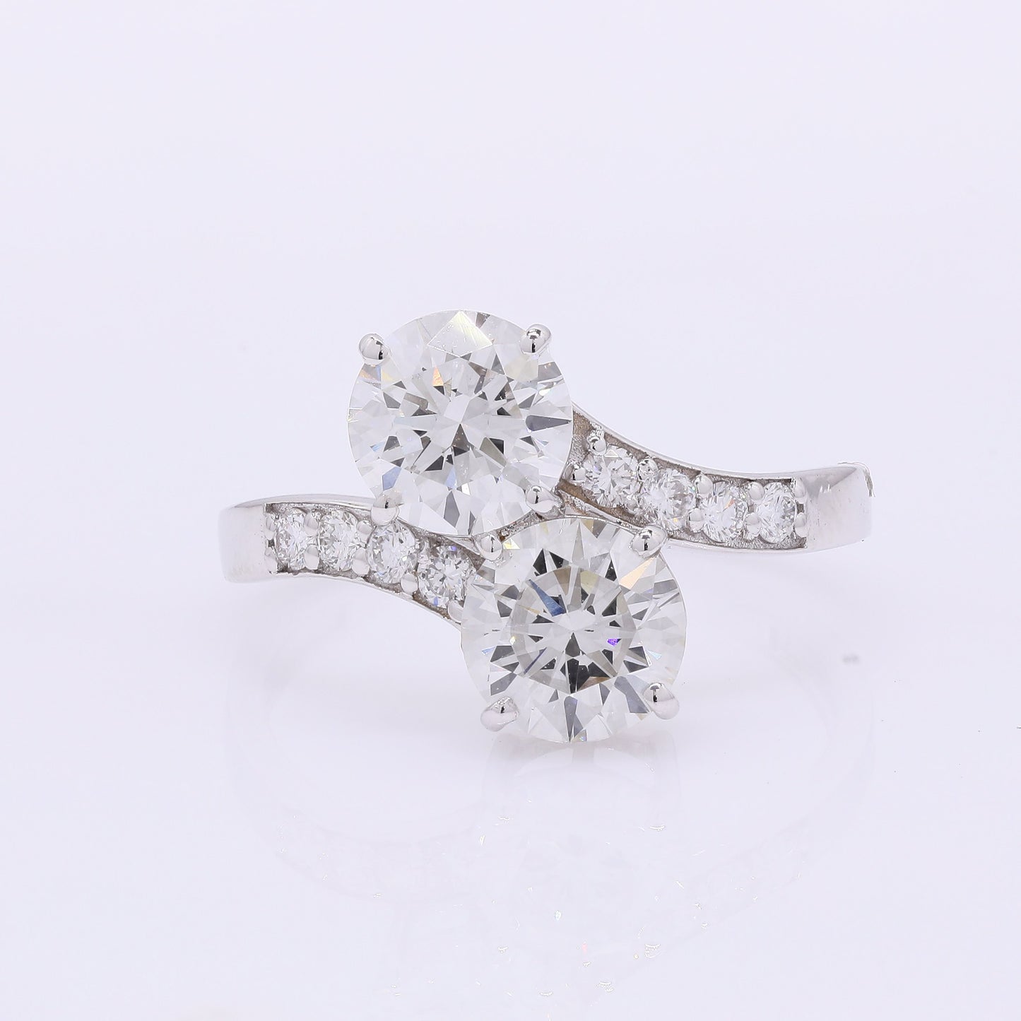 2.47 Carats Lab Grown Diamond 14K Gold Ring