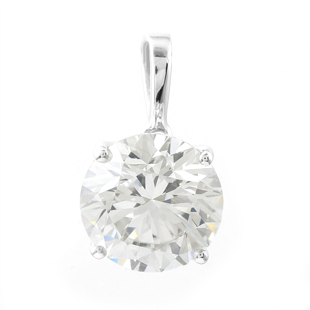 2.23 Carats Lab Grown Diamond 14K Gold Pendant