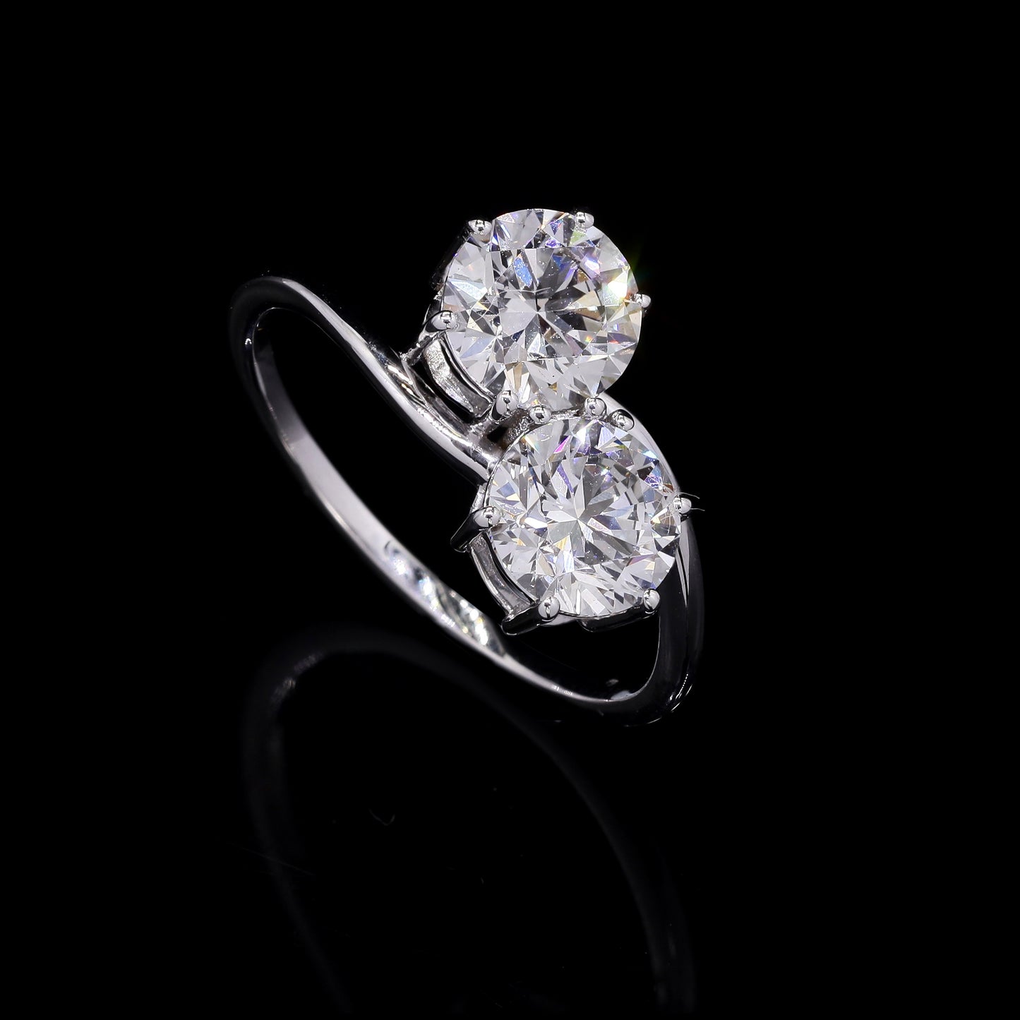 2.16 Carats Lab Grown Diamond 14K Gold Ring