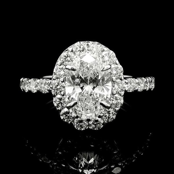 2.52 Carats Lab Grown Diamond 14K Gold Ring