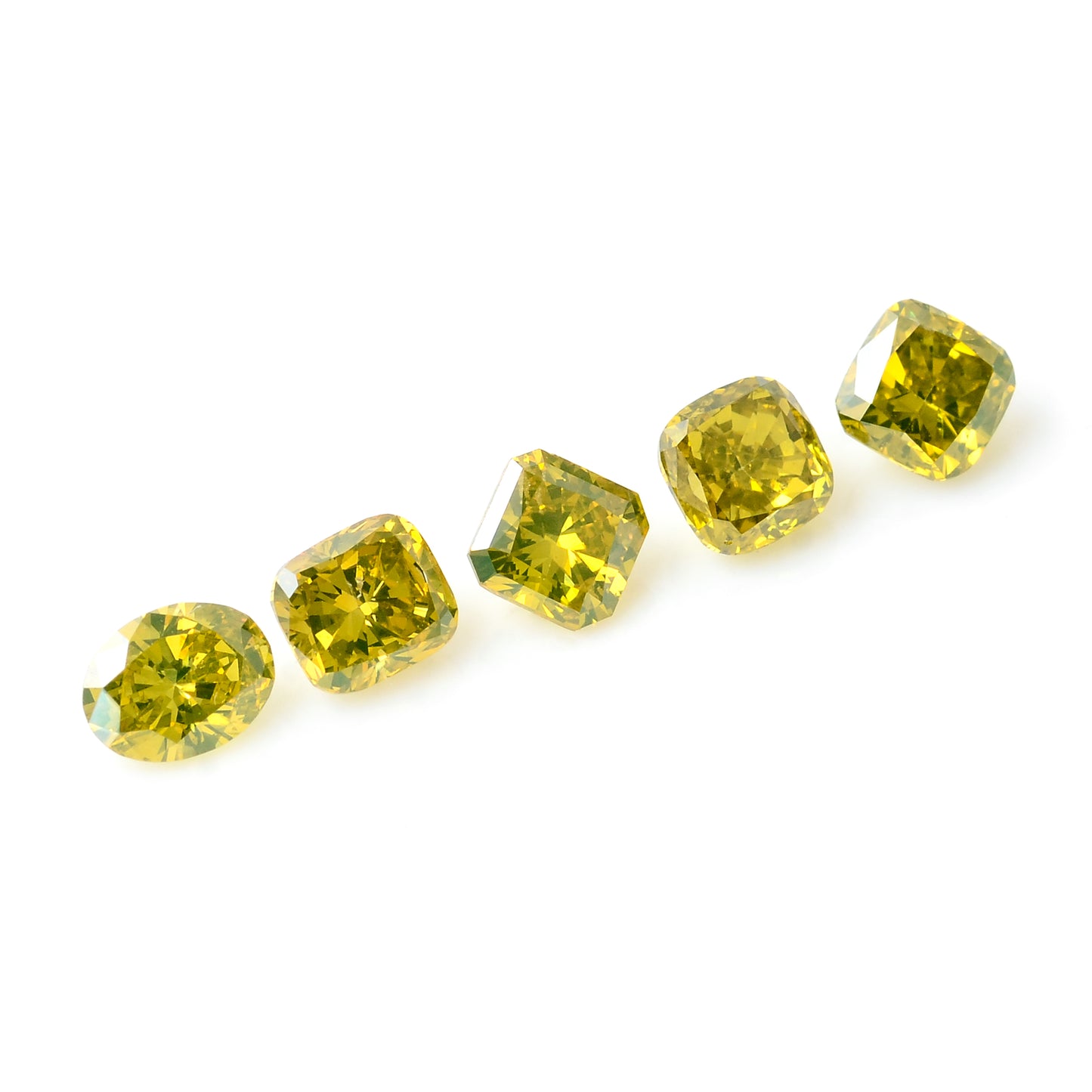 1.37 Carat Yellow Diamond Mix Shape Loose Gemstone