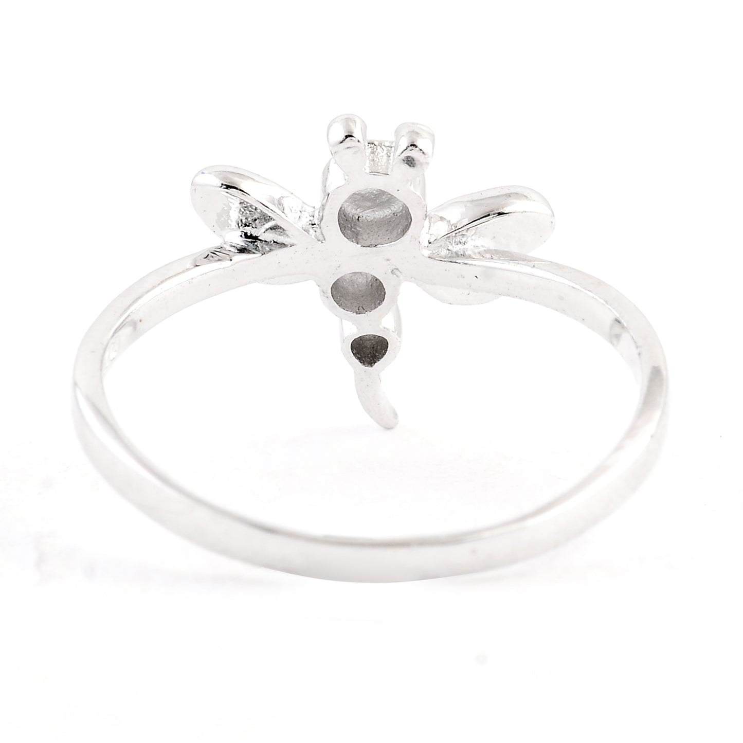 0.00 Ct Plain 925 Sterling Silver Ring