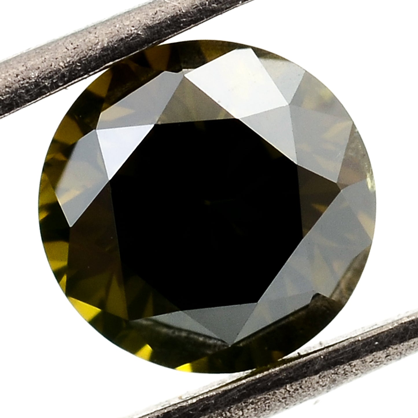 0.28 Green Diamond Round Loose Gemstone