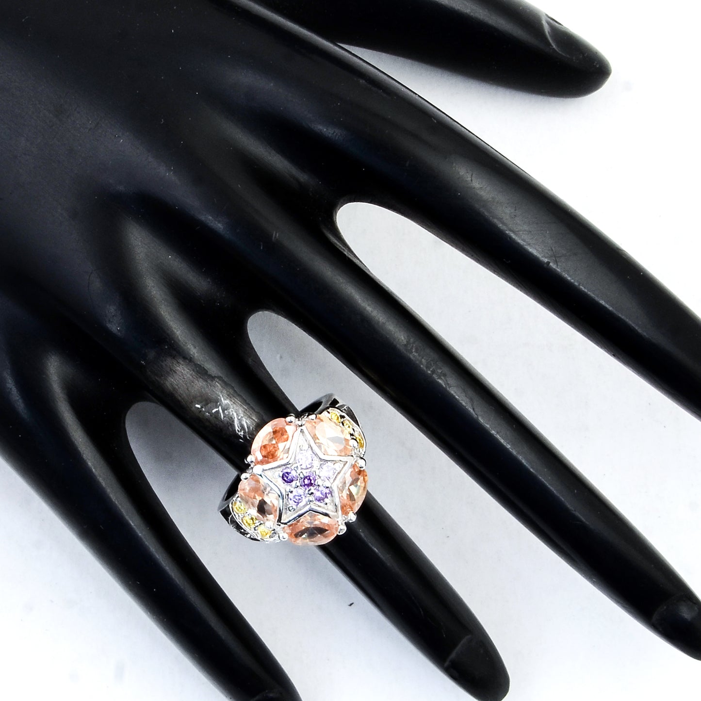 8.01 Ct Cubic Zirconia 925 Sterling Silver Ring