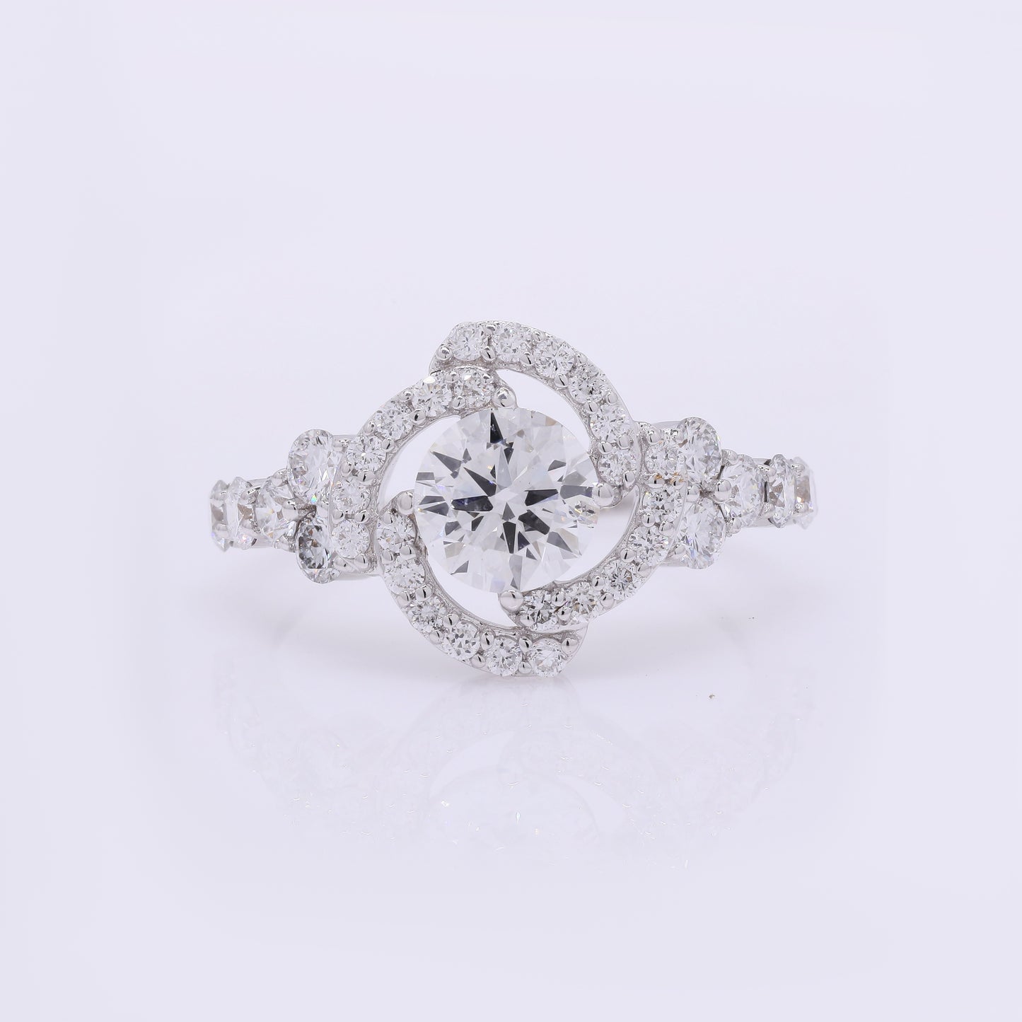 2.00 Carats Lab Grown Diamond 14K Gold Ring