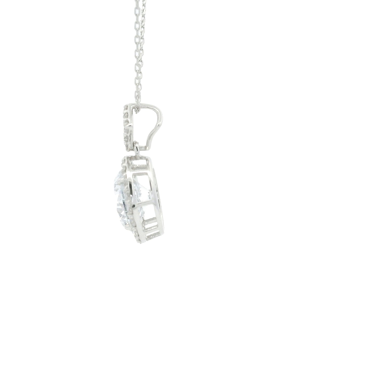 2.05 Carats Lab Grown Diamond 14K Gold Pendant