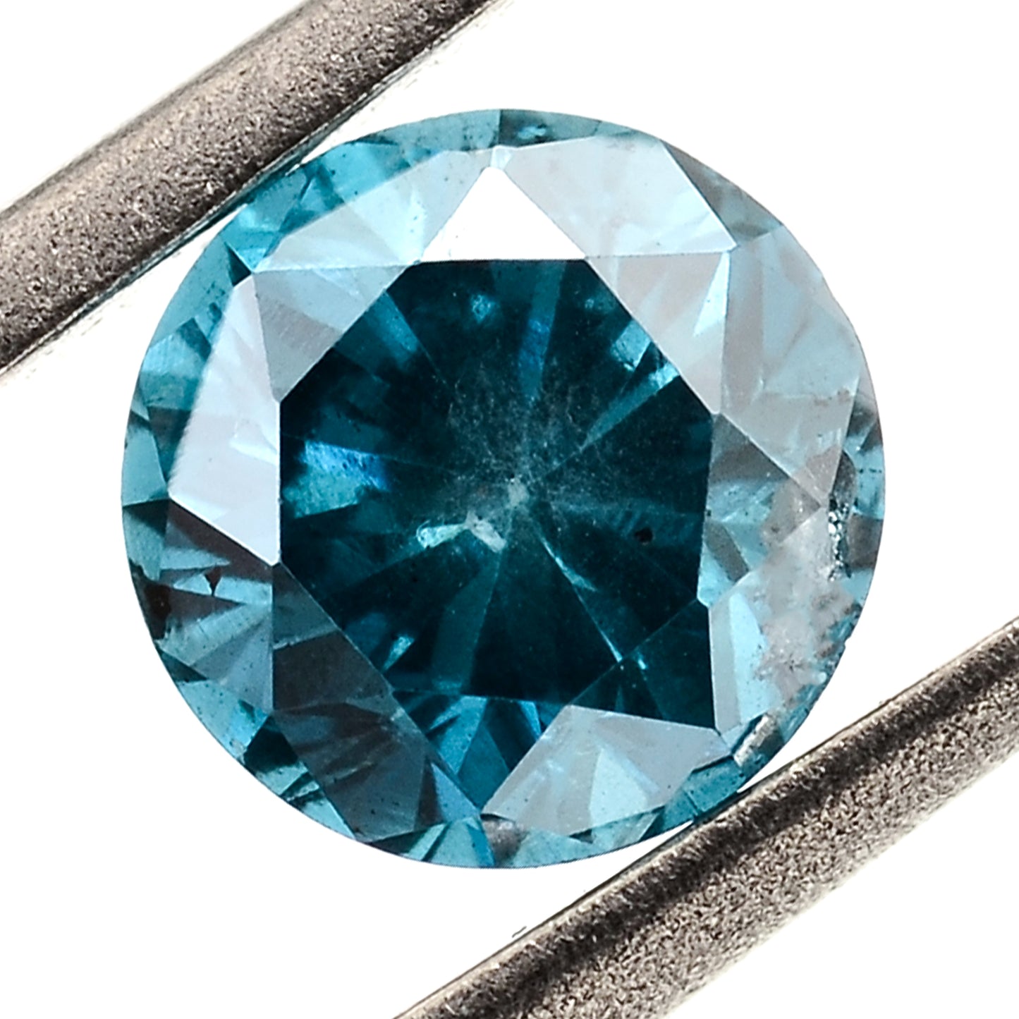 0.39 Blue Diamond Round Loose Gemstone