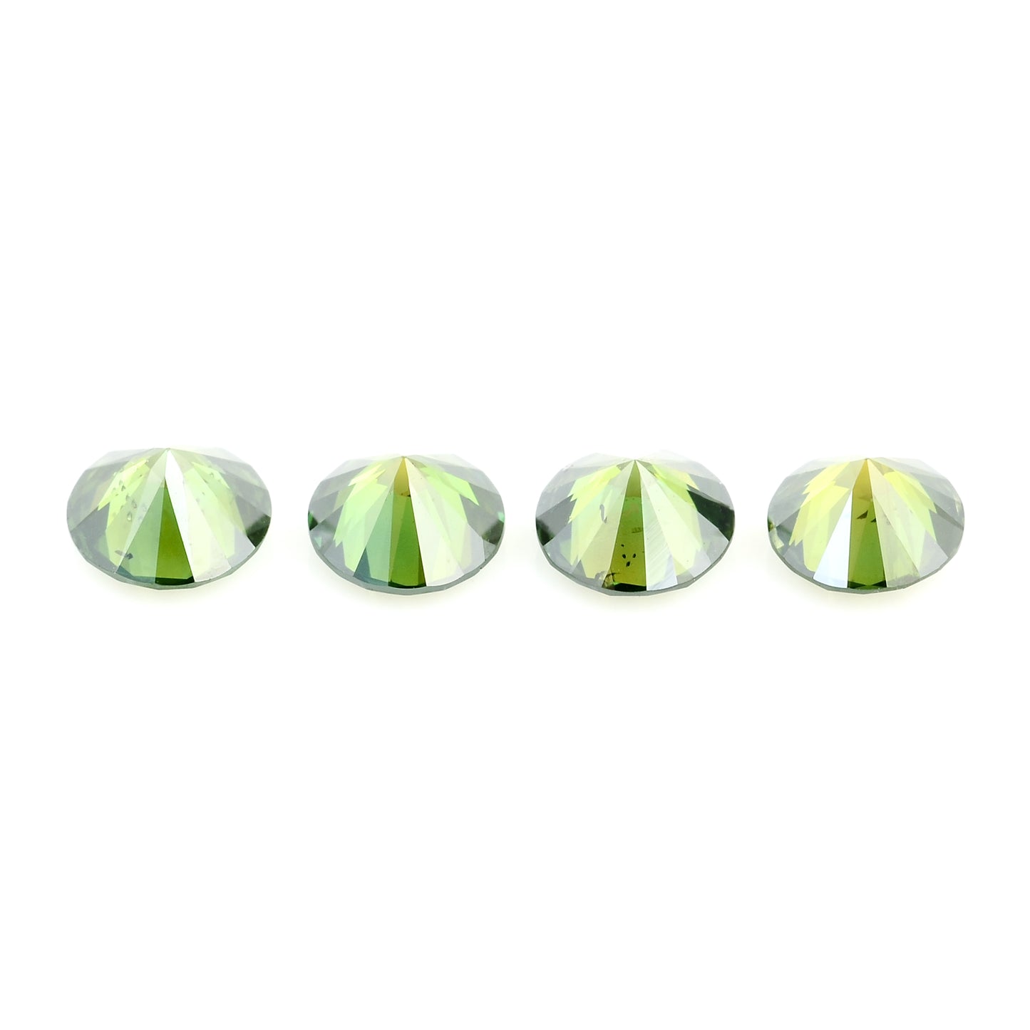 0.66 Green Diamond Round Loose Gemstone