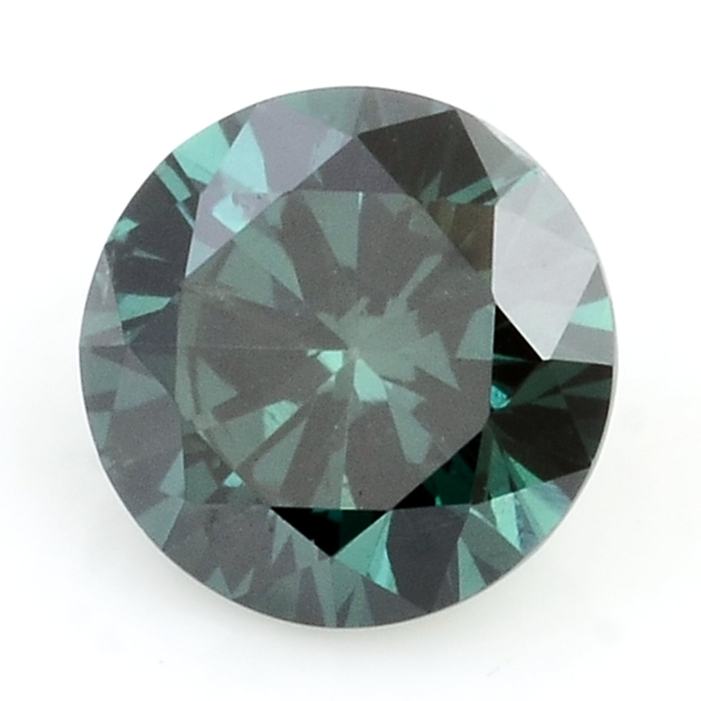 0.25 Green Diamond Round Loose Gemstone