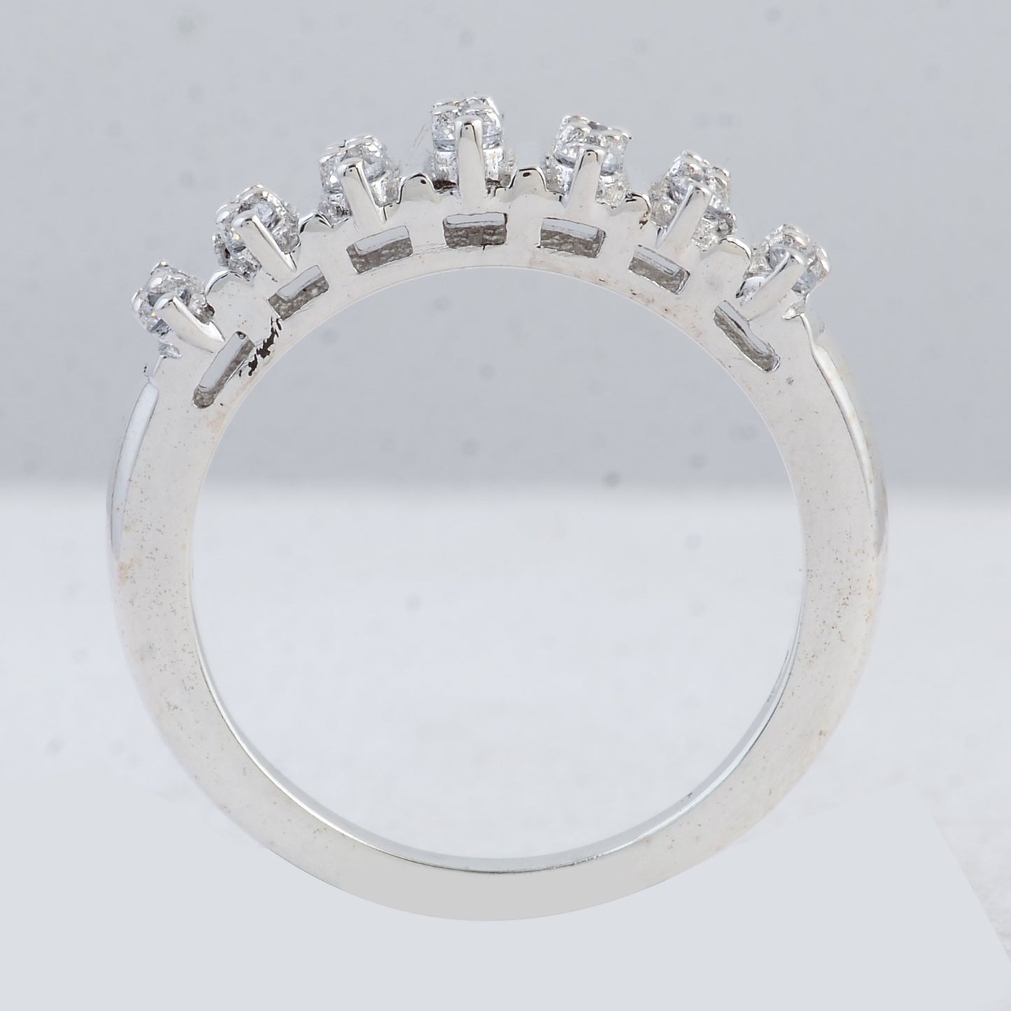 1.01 Ct Round Cubic Zirconia 925 Sterling Silver Ring