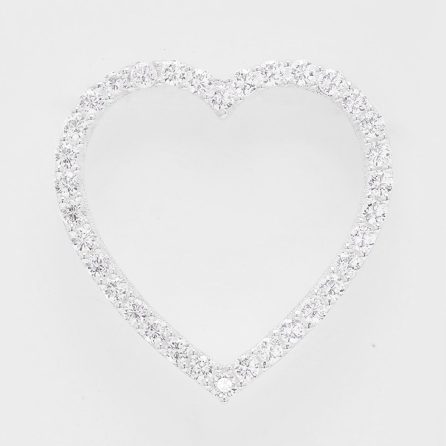 0.98 Ct Round Cubic Zirconia 925 Silver Pendant