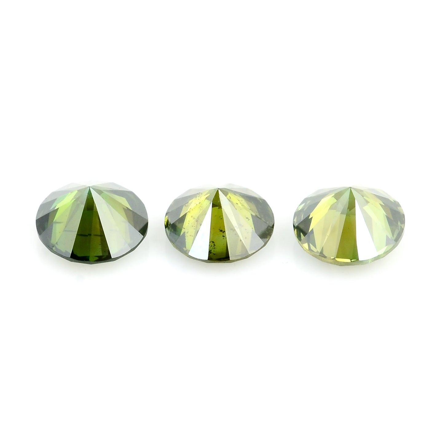 0.53 Green Diamond Round Loose Gemstone
