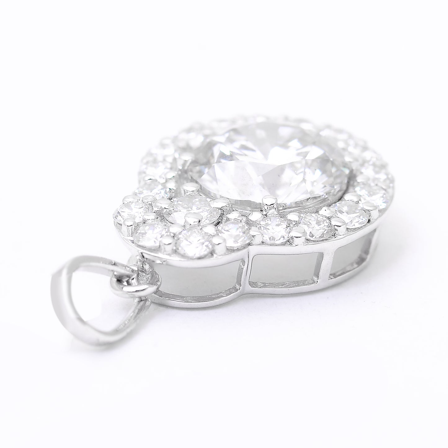 2.16 Carats Lab Grown Diamond 14K Gold Pendant