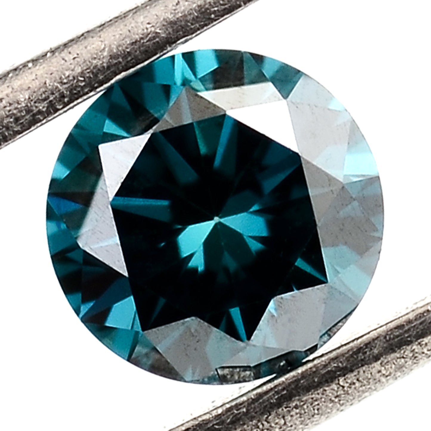 0.71 Blue Diamond Round Loose Gemstone