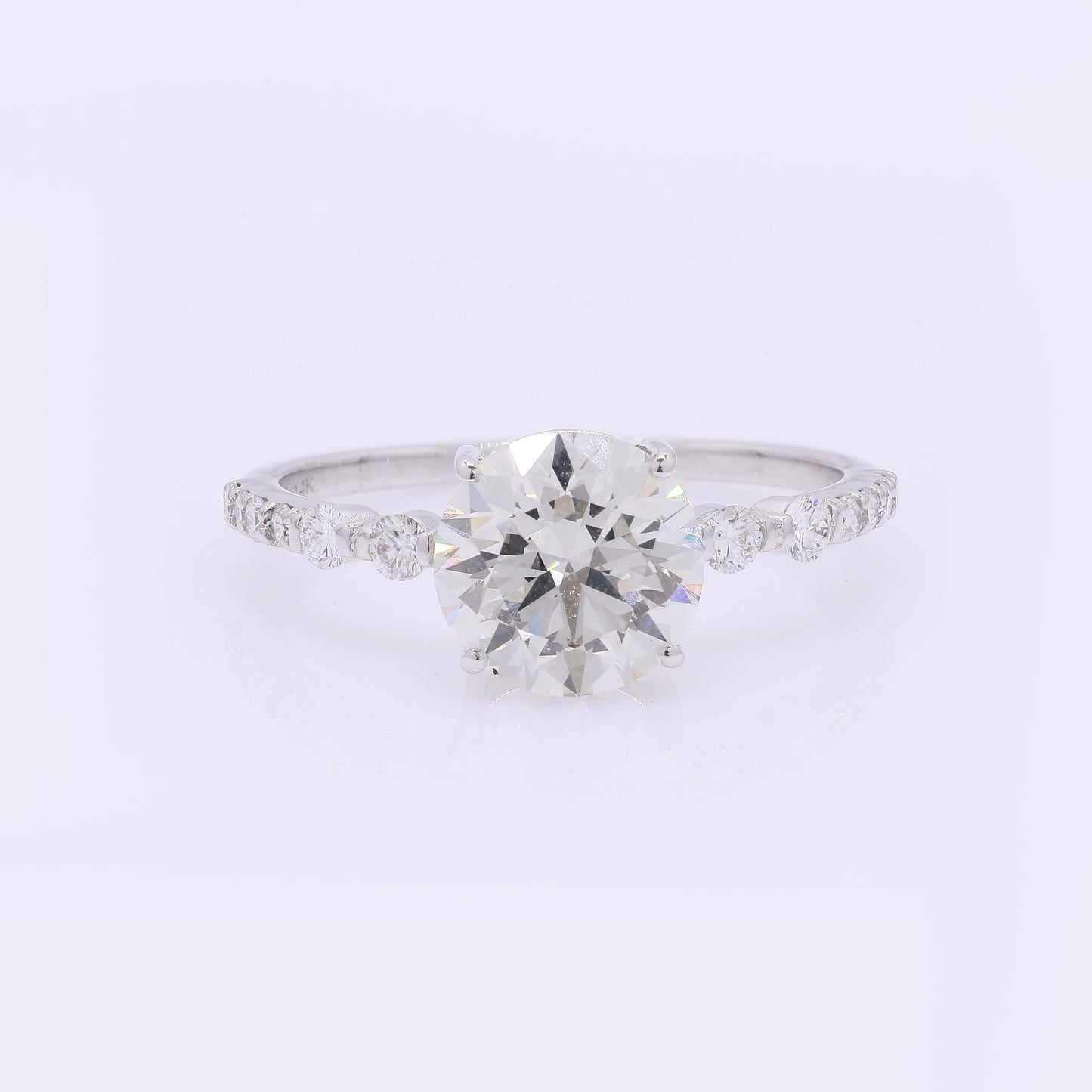 2.34 Carats Lab Grown Diamond 14K Gold Ring