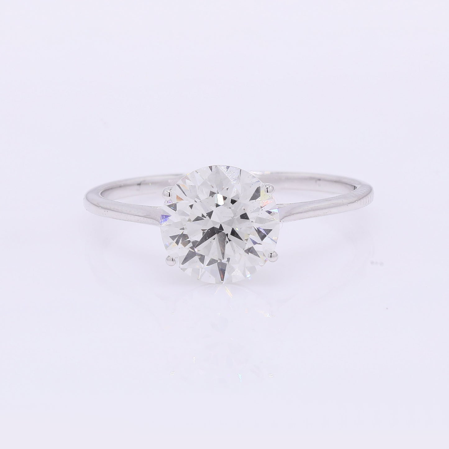 2.12 Carats Lab Grown Diamond 14K Gold Ring