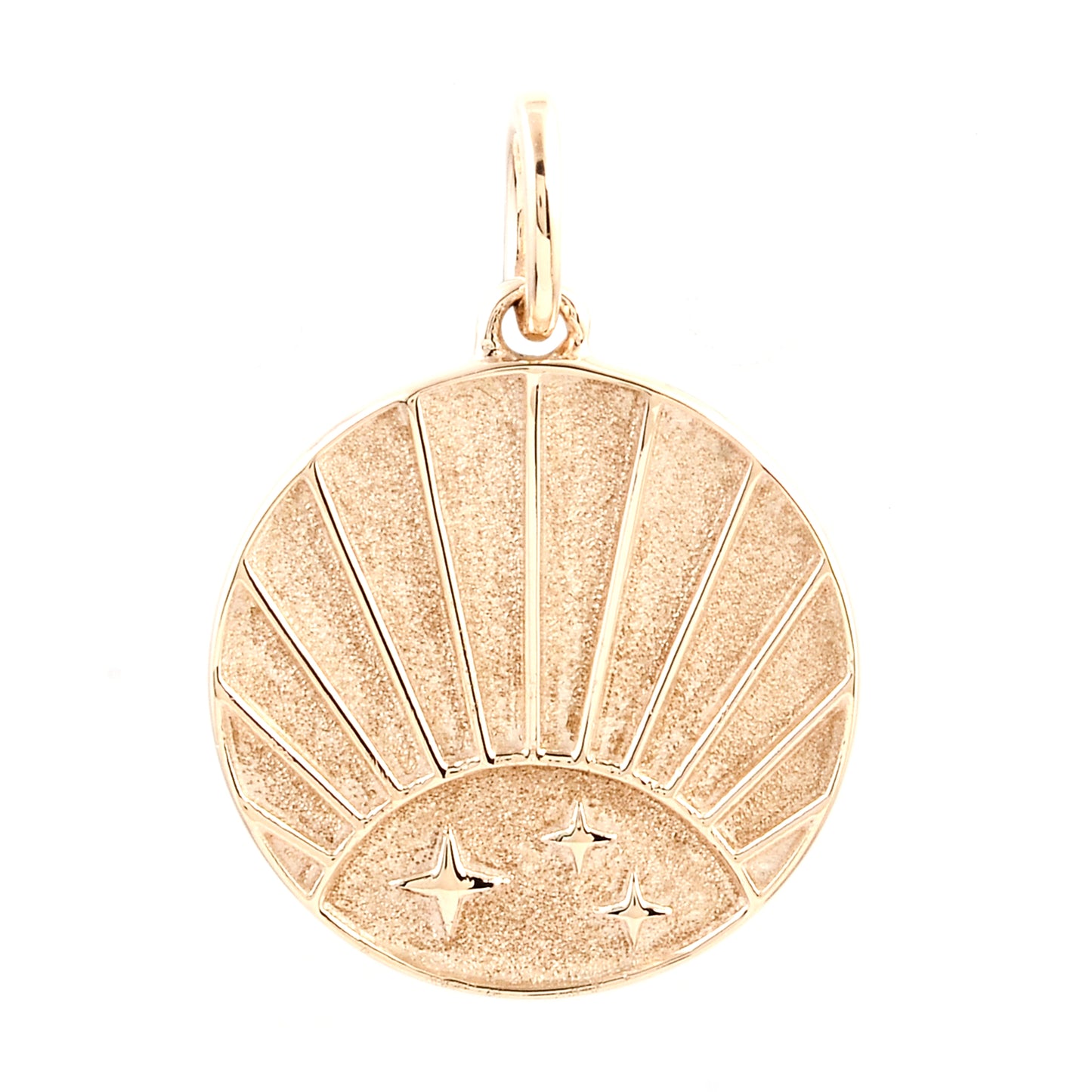 10K Gold Plain Pendant