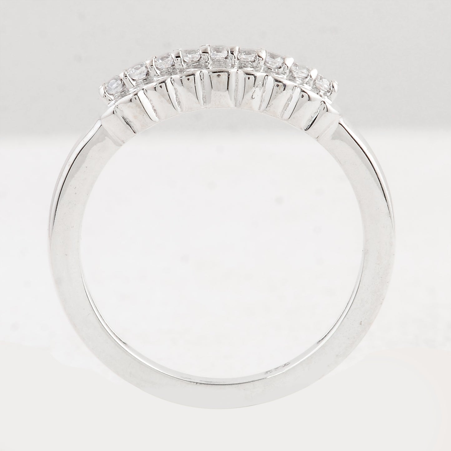 0.31 Ct Round Cubic Zirconia 925 Sterling Silver Ring