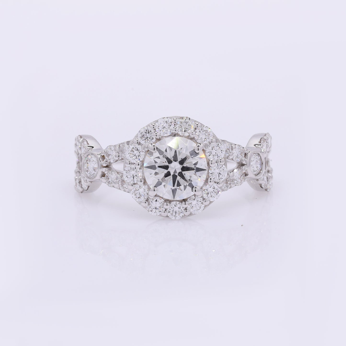 2.13 Carats Lab Grown Diamond 14K Gold Ring