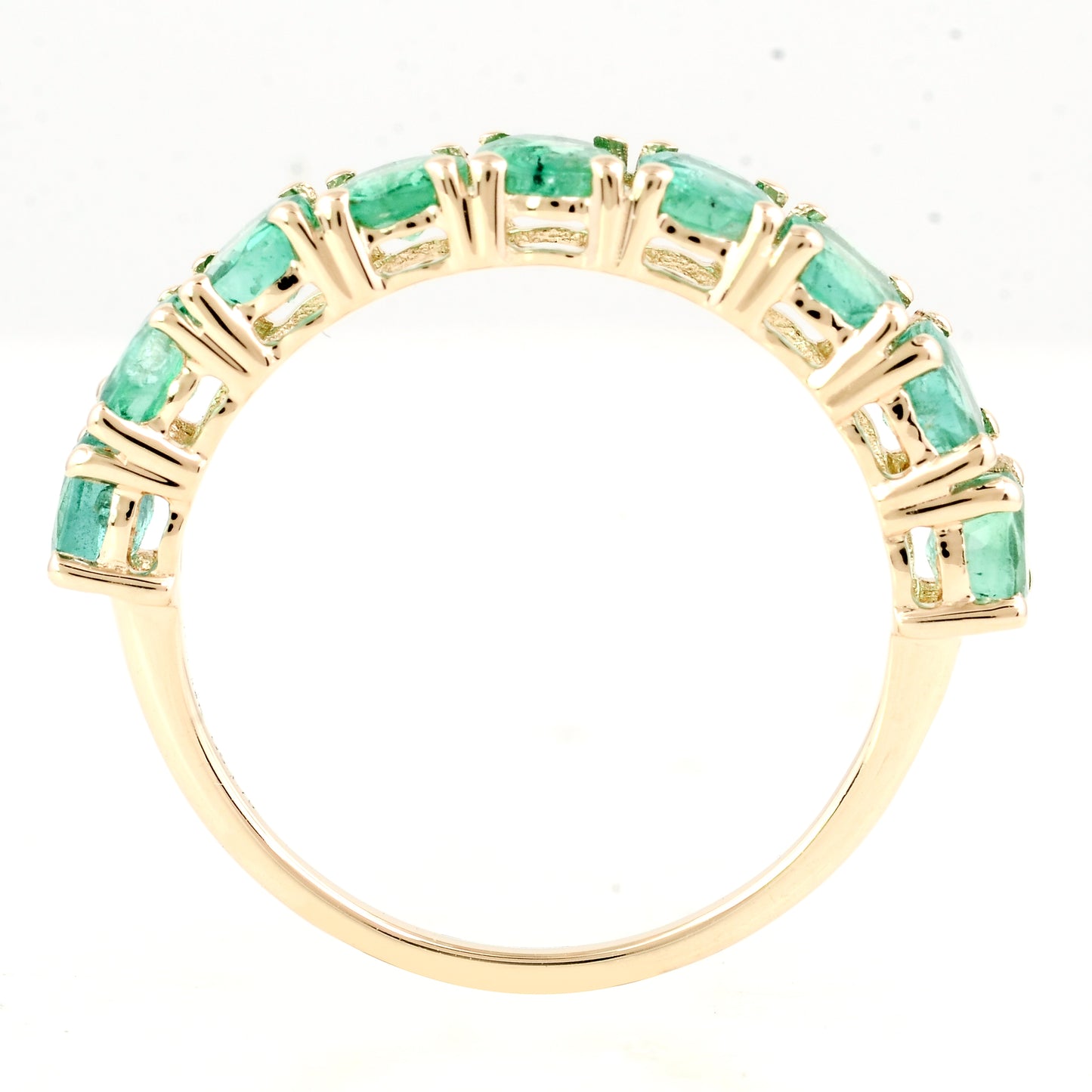 1.38 Carats Emerald 14K Gold Ring